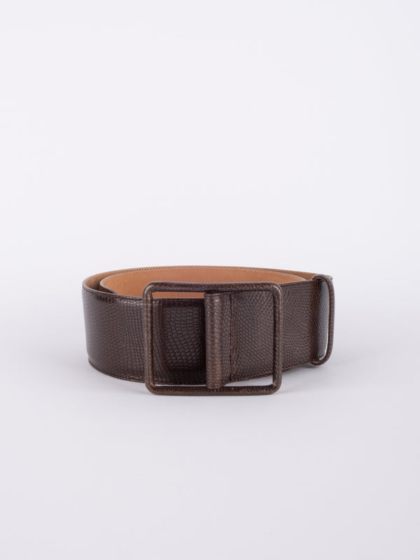 EMPORIO ARMANI Leather Belt 85 cm