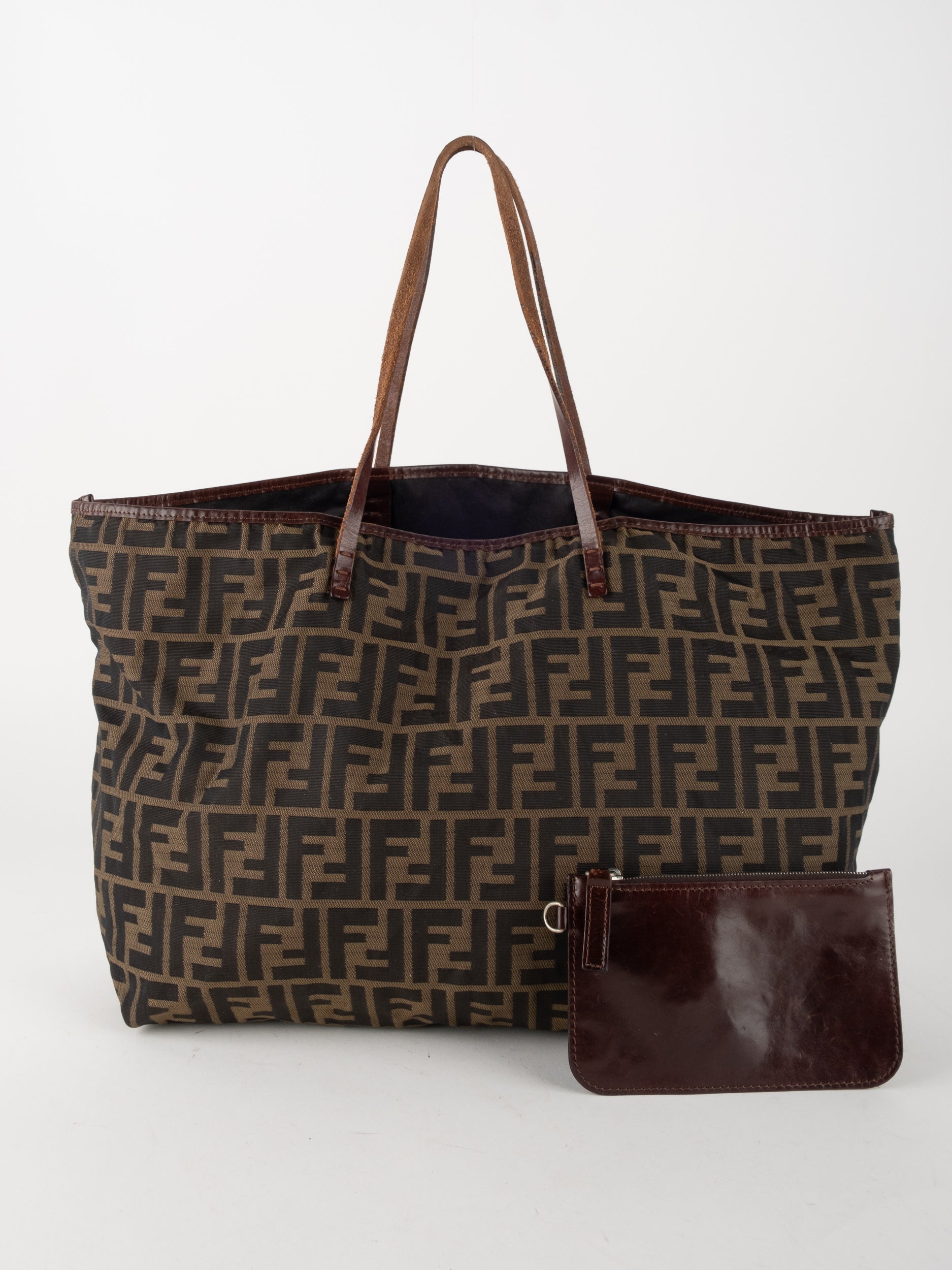 Fendi Zucca Canvas Tote Bag