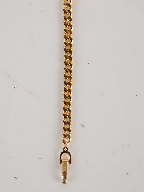 Christian Dior Vintage Gold Logo Bracelet