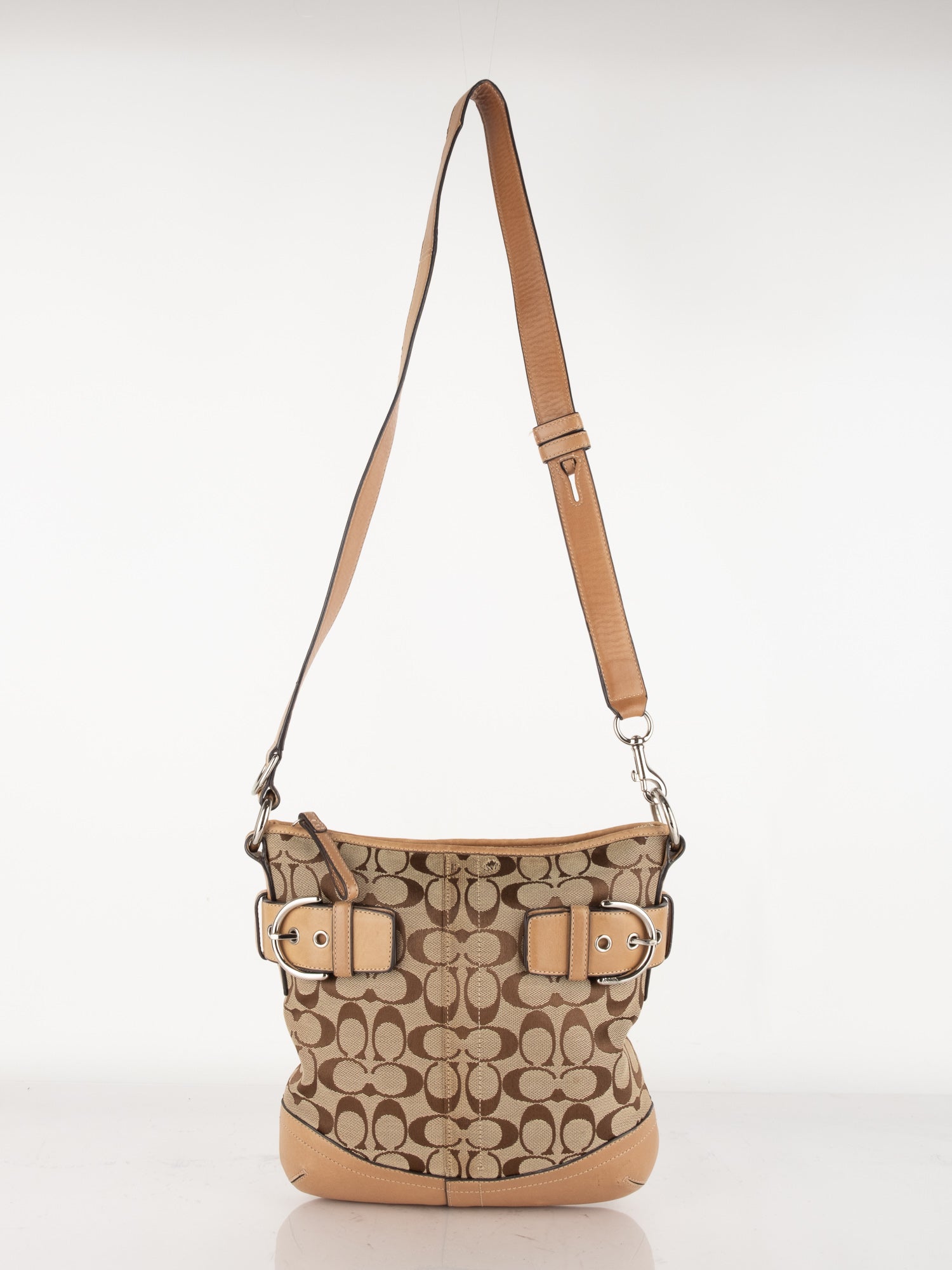 Coach Buckle Signature Crossbody