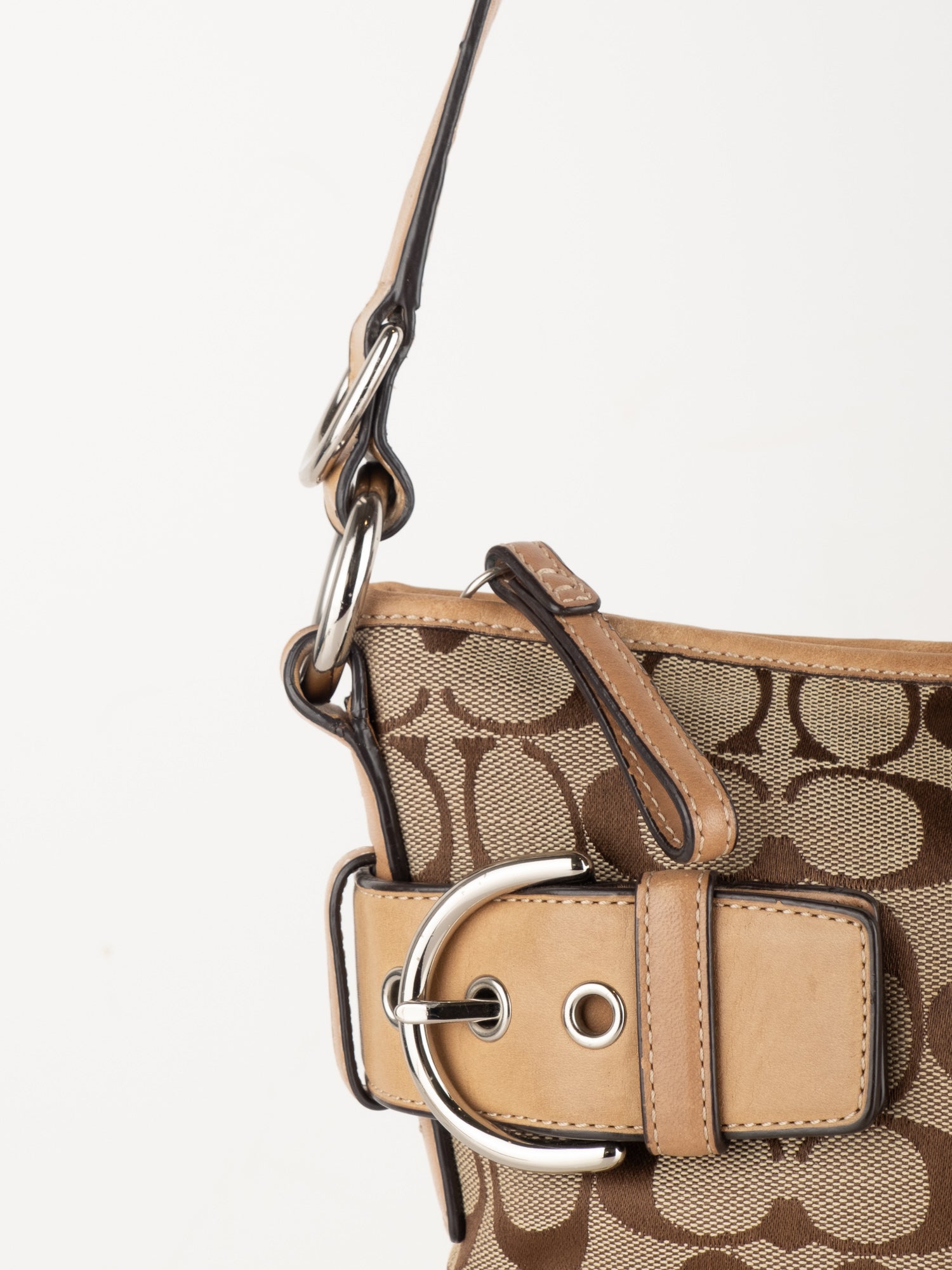 Coach Buckle Signature Crossbody