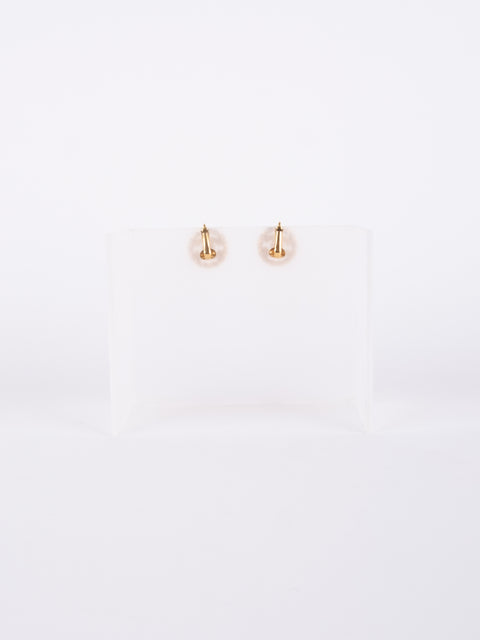 CHANEL Gold-Tone Knot Clip-On Earrings – Karl Lagerfeld Era נדיר במיוחד