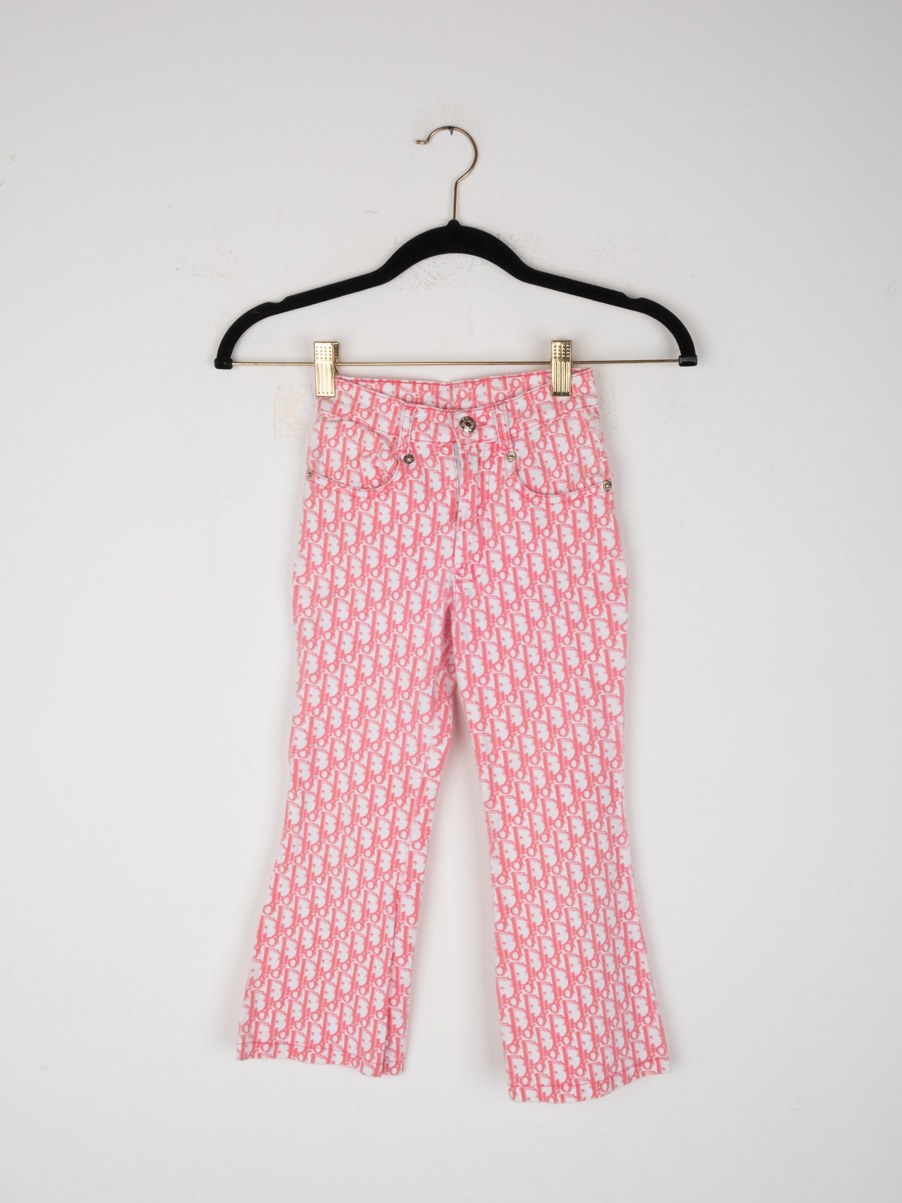 Dior  - john galliano Pink Monogram Pants - Kids