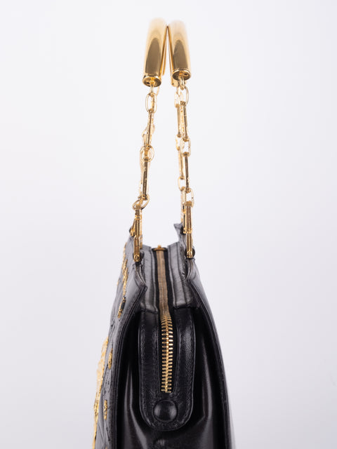 GIANNI VERSACE Vintage Medusa Studded Mini Bag – Extremely Rare
