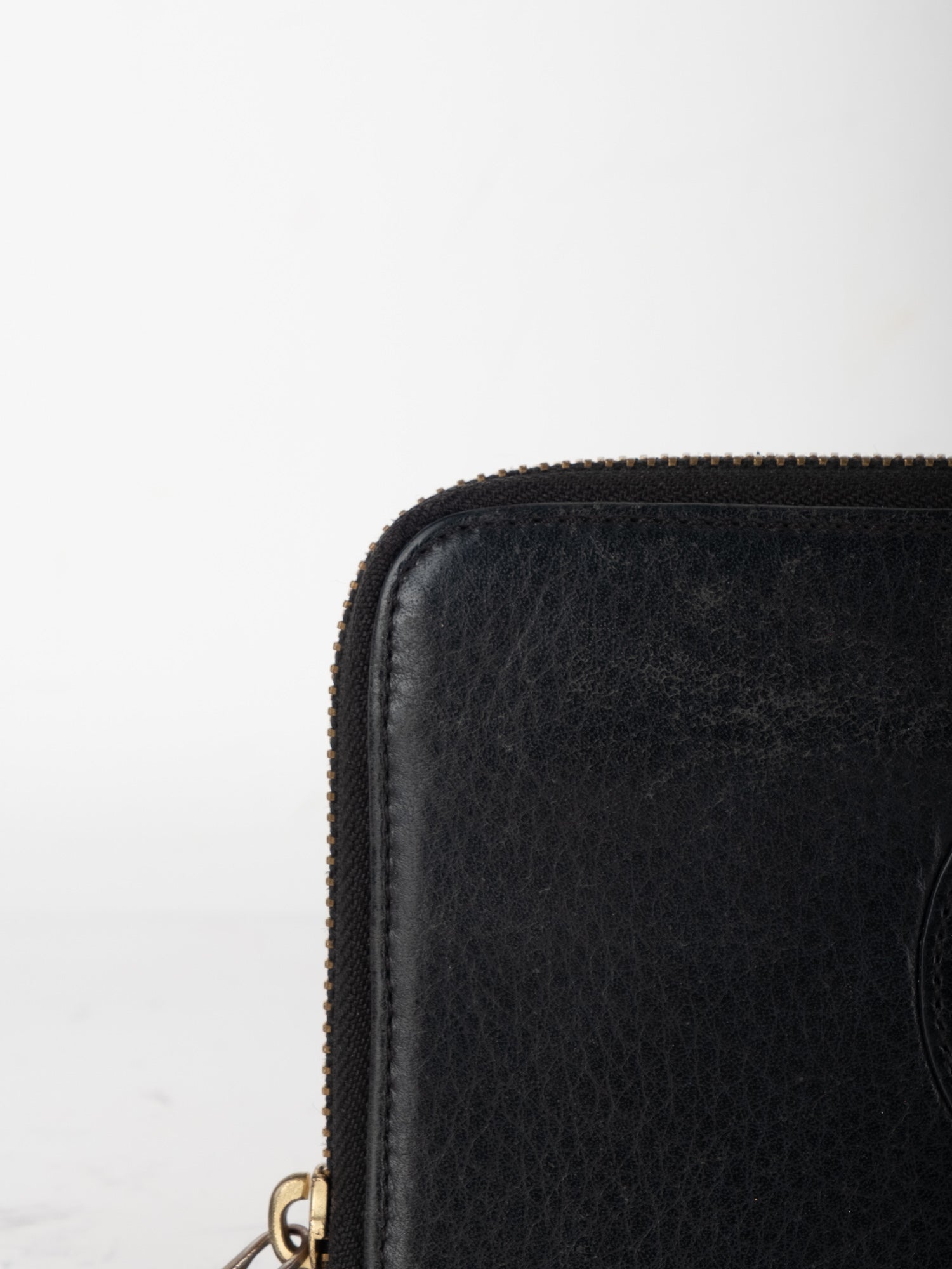 Tory Burch Black Zip-Around Wallet