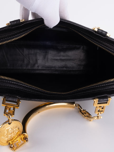 GIANNI VERSACE Vintage Medusa Studded Mini Bag – Extremely Rare