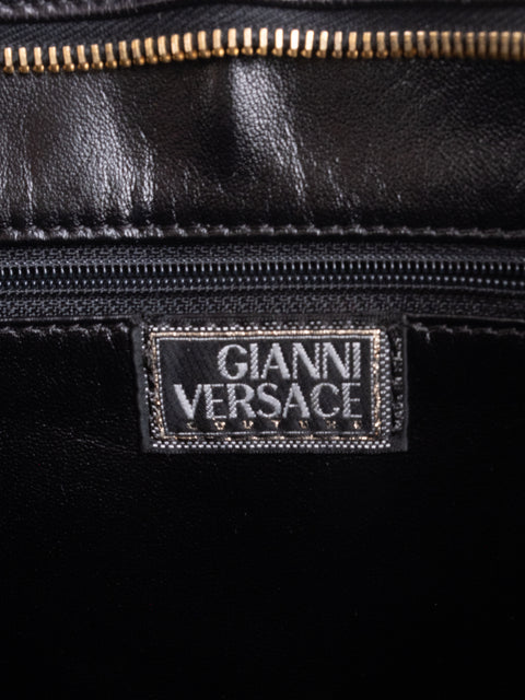 GIANNI VERSACE Vintage Medusa Studded Mini Bag – Extremely Rare