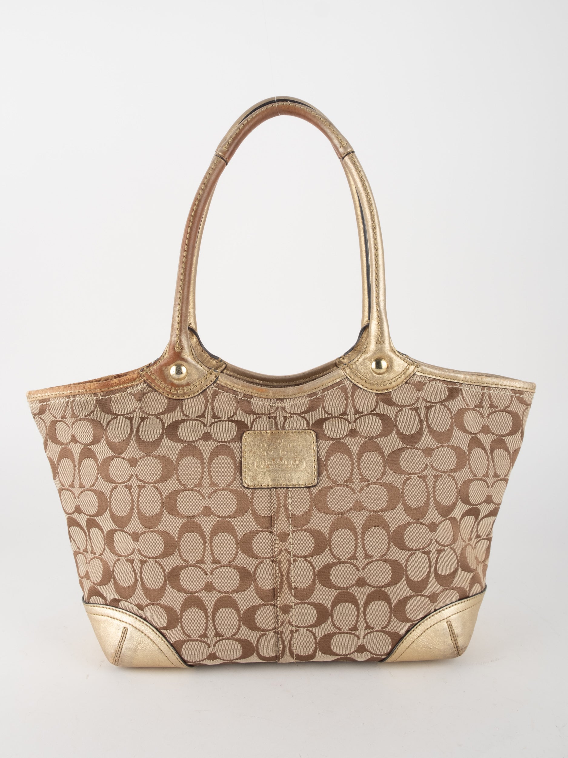 Coach Signature Shoulder Tote