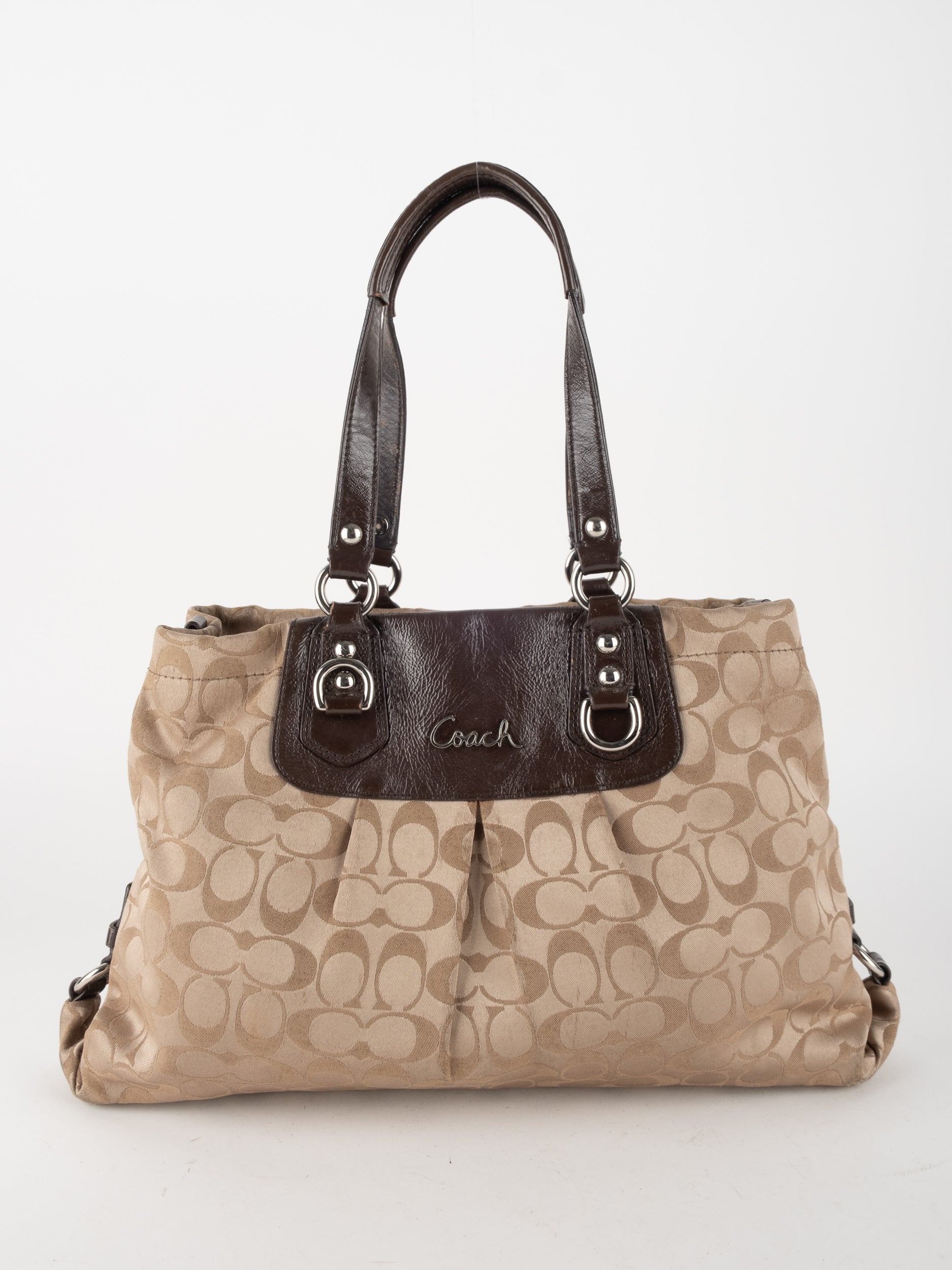 Coach Signature Canvas Satchel