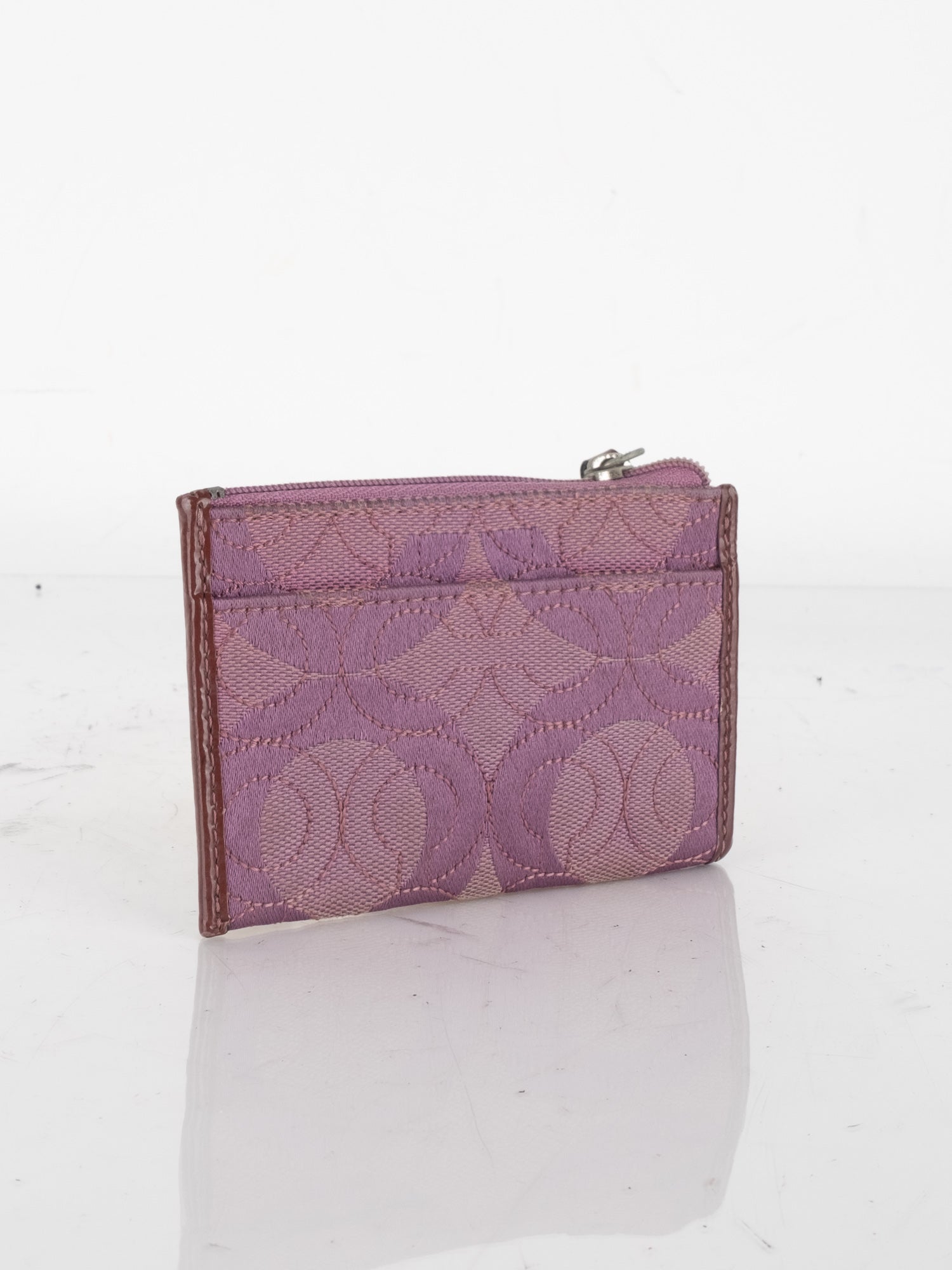 Coach Small Purple Card Holder