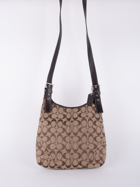 Coach Signature Canvas Shoulder Bag