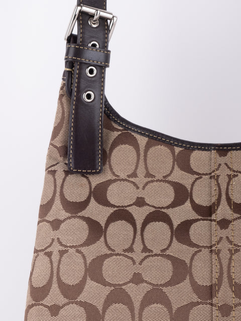 Coach Signature Canvas Shoulder Bag