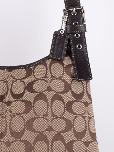Coach Signature Canvas Shoulder Bag
