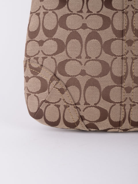 Coach Signature Canvas Shoulder Bag