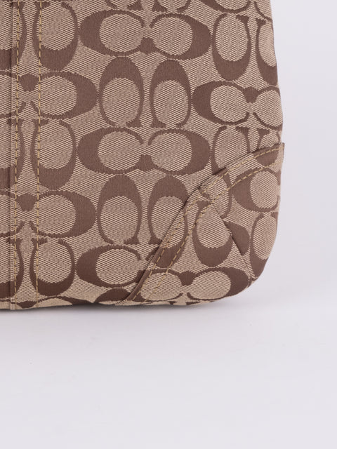Coach Signature Canvas Shoulder Bag