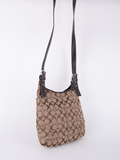Coach Signature Canvas Shoulder Bag