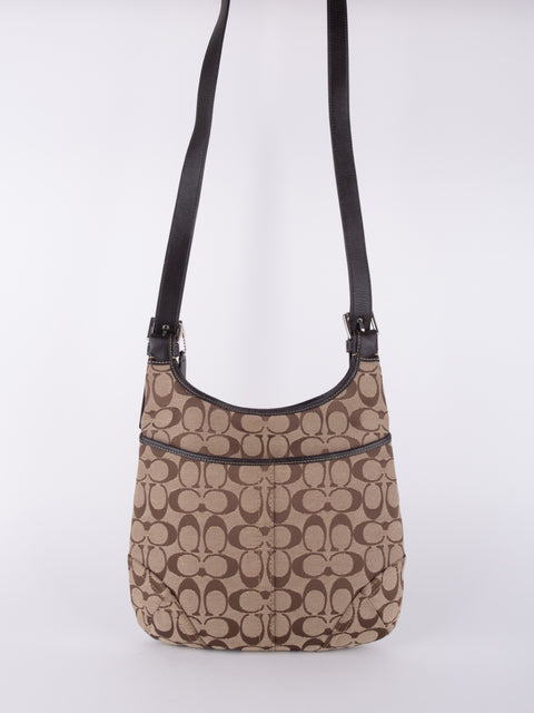 Coach Signature Canvas Shoulder Bag
