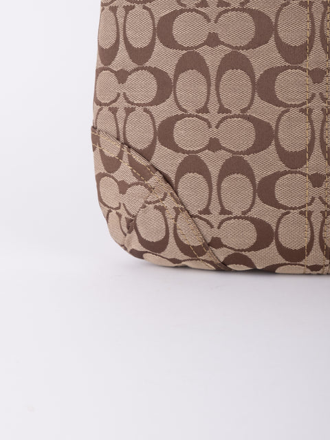 Coach Signature Canvas Shoulder Bag
