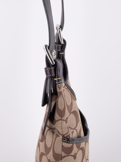 Coach Signature Canvas Shoulder Bag