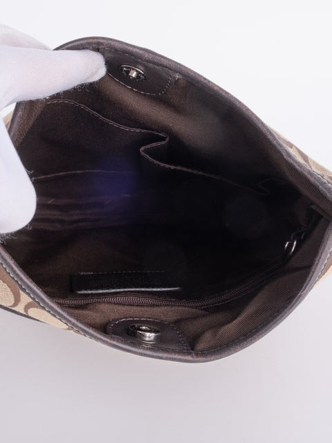Coach Signature Canvas Shoulder Bag