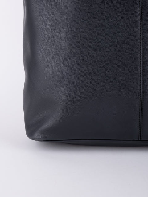 Coach Black Leather Tote Bag