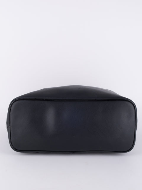 Coach Black Leather Tote Bag