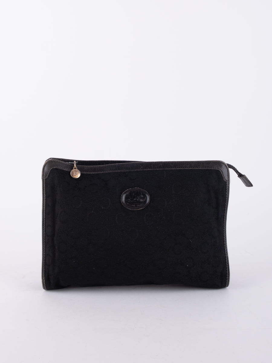 CELINE Vintage Black Clutch Pouch