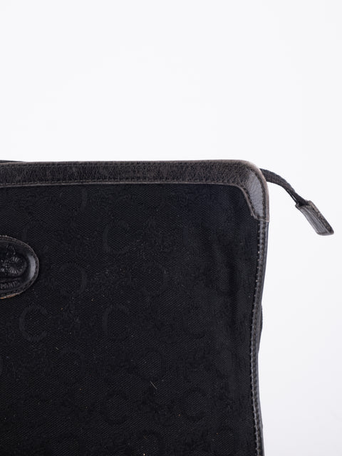 CELINE Vintage Black Clutch Pouch