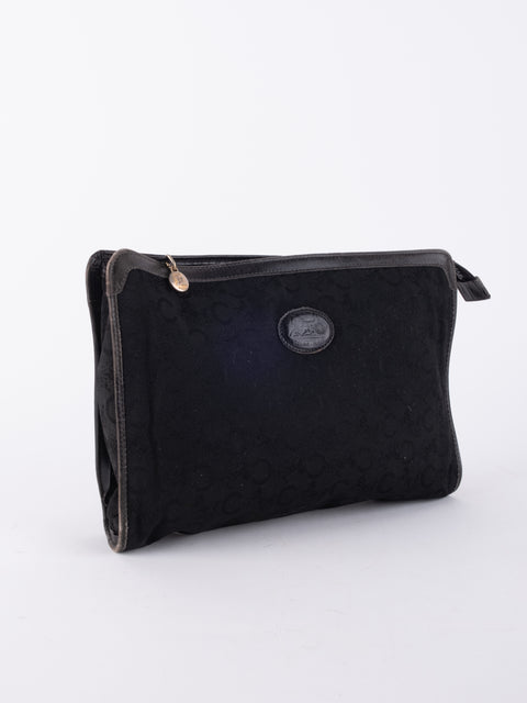 CELINE Vintage Black Clutch Pouch