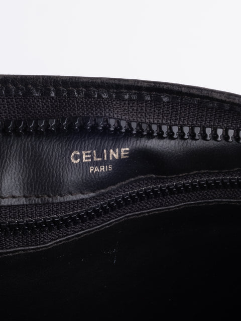 CELINE Vintage Black Clutch Pouch