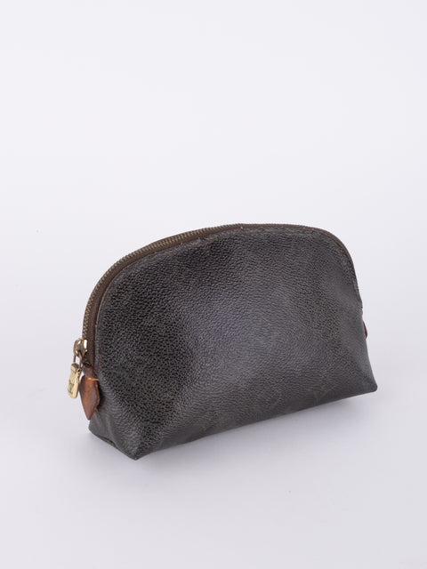 Louis Vuitton Vintage Monogram Dark Brown Cosmetic Pouch