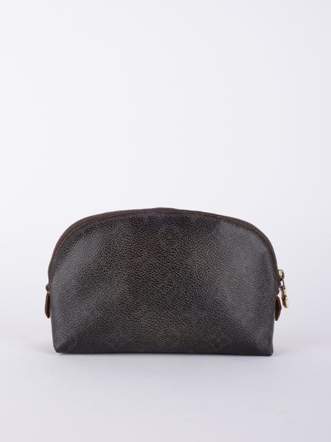 Louis Vuitton Vintage Monogram Dark Brown Cosmetic Pouch
