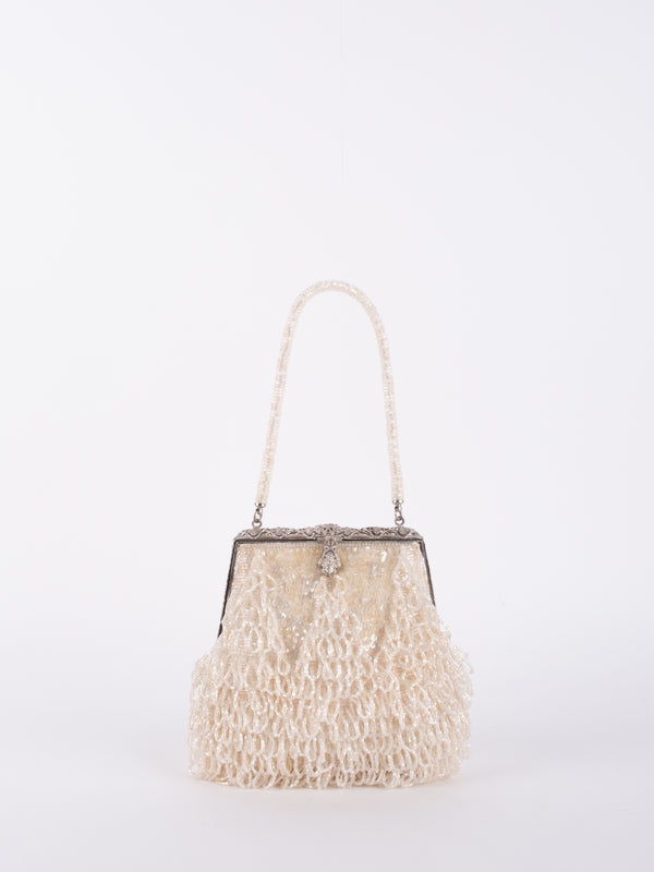 Vintage Handmade Beaded Evening Bag