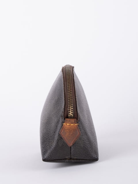 Louis Vuitton Vintage Monogram Dark Brown Cosmetic Pouch