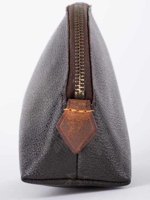 Louis Vuitton Vintage Monogram Dark Brown Cosmetic Pouch