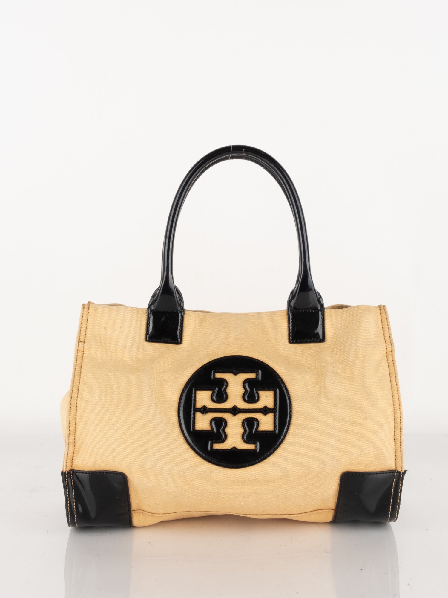 Tory Burch Black Fold-Over Clutch Bag