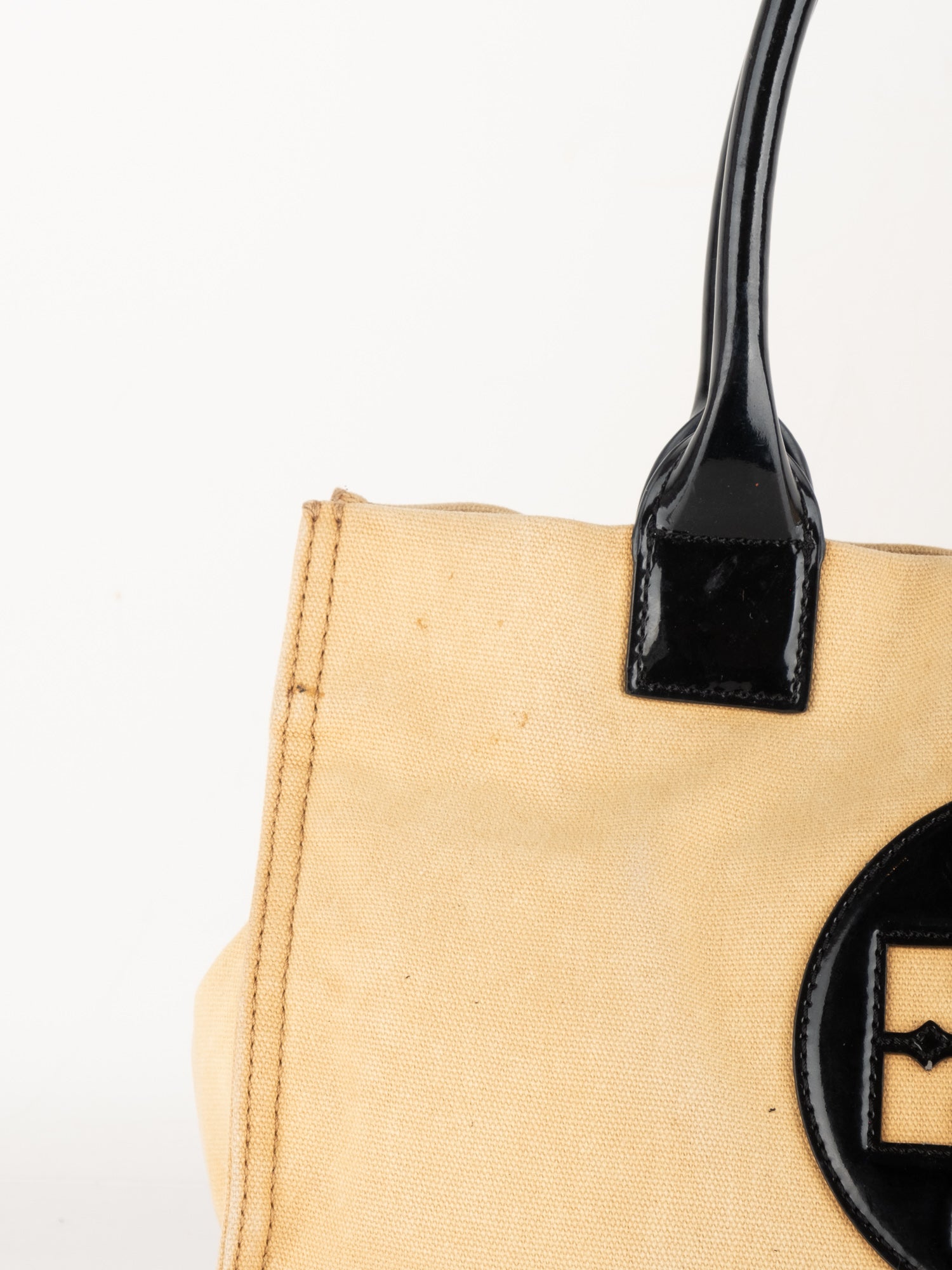 Tory Burch Black Fold-Over Clutch Bag