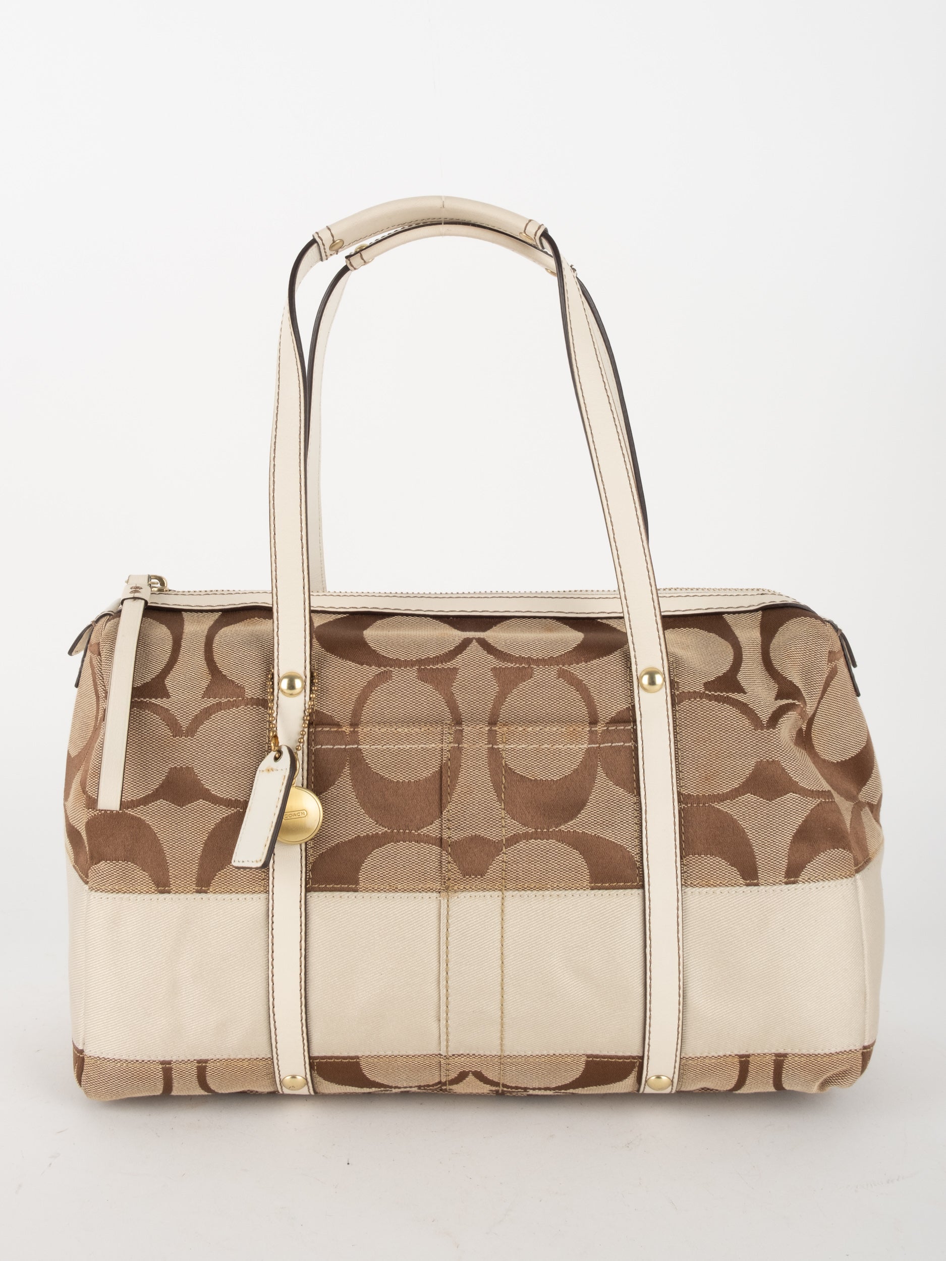 COACH Signature Canvas Satchel