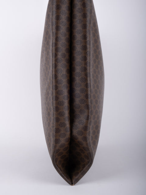 Celine Macadam Vintage Brown Tote Bag
