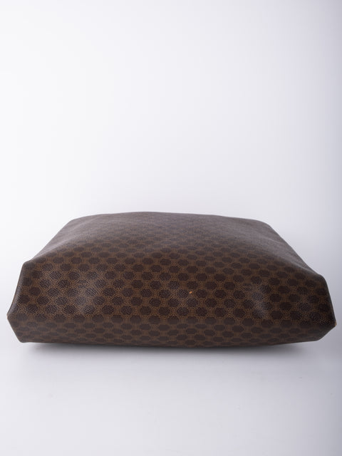 Celine Macadam Vintage Brown Tote Bag