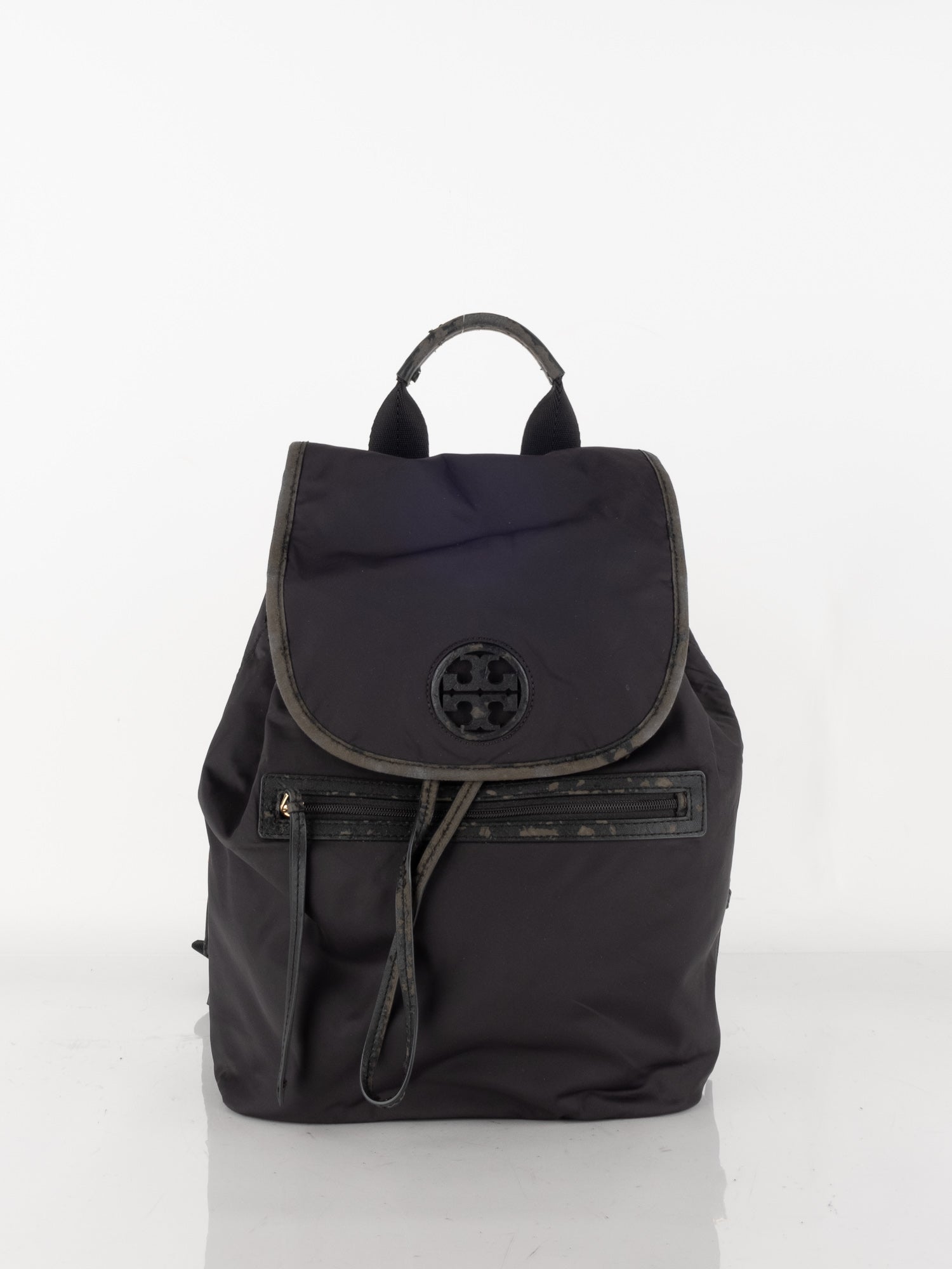 Tory Burch Black Nylon Backpack