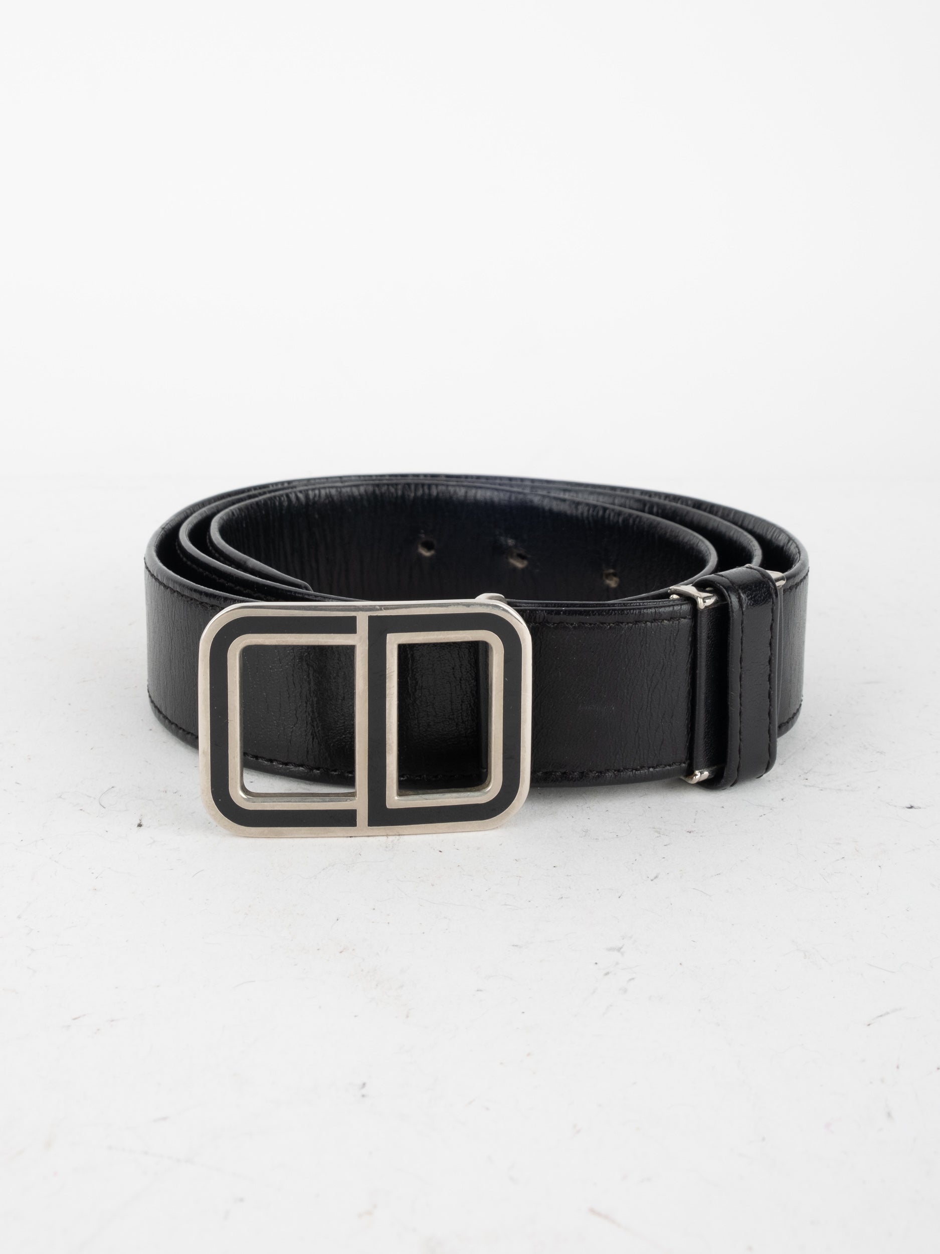 DIOR Leather Belt Black