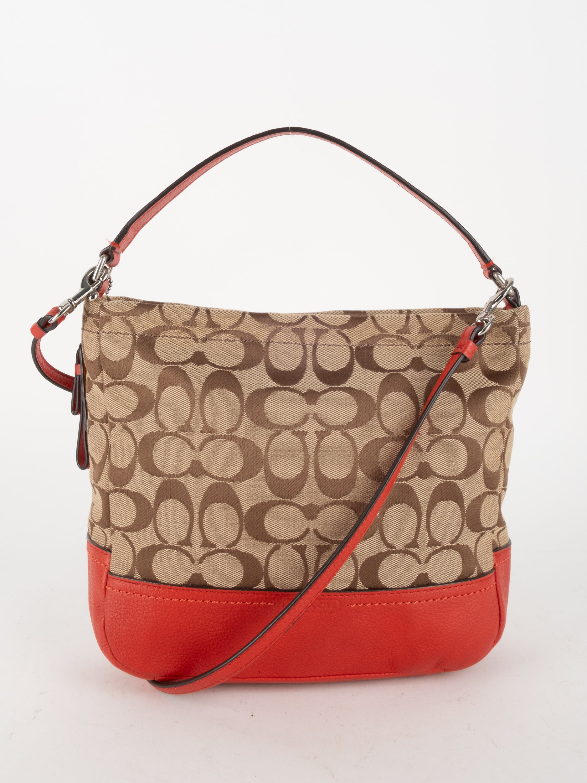 COACH Signature Canvas Shoulder Bag