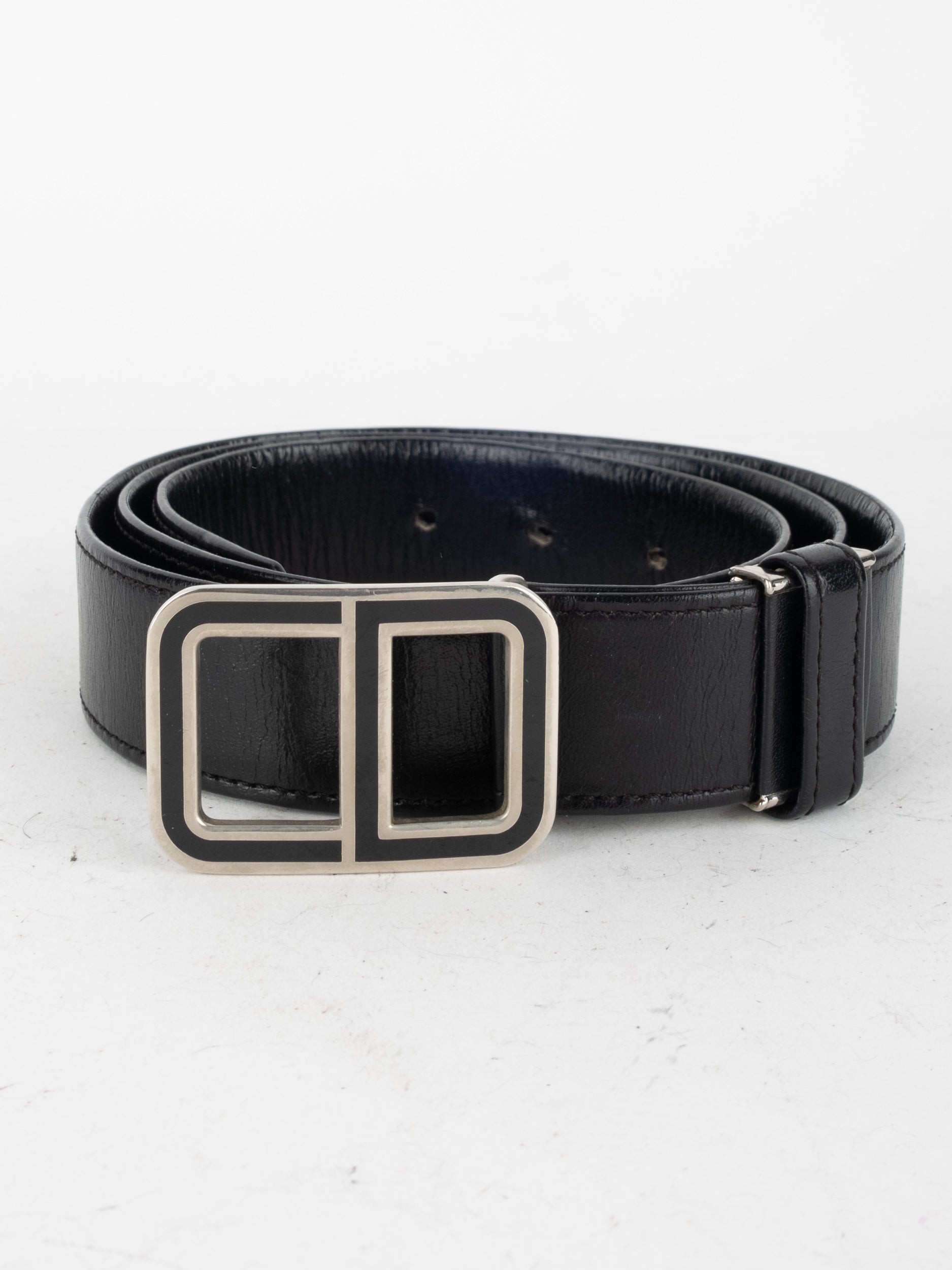 DIOR Leather Belt Black