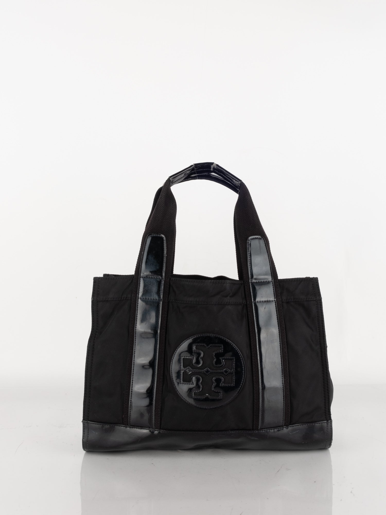 Tory Burch Black Canvas Tote