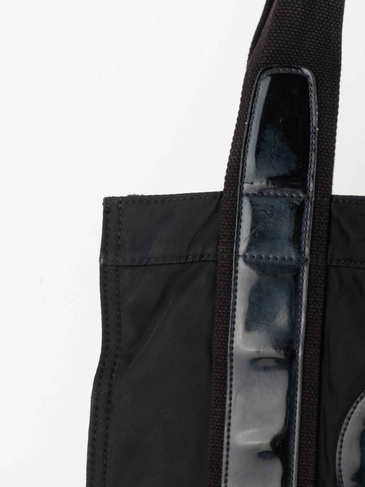 Tory Burch Black Canvas Tote