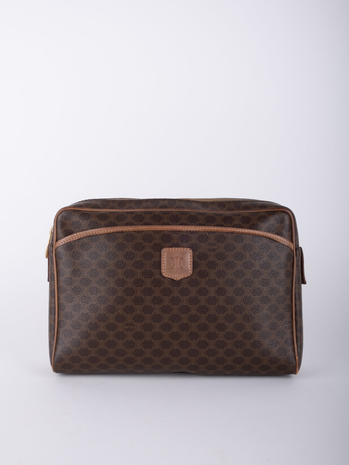 Celine Macadam Vintage Zip Pouch