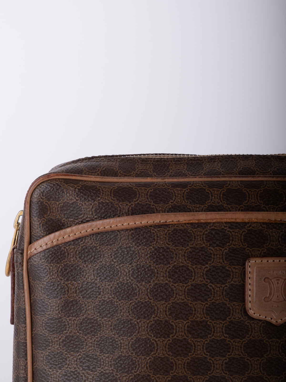 Celine Macadam Vintage Zip Pouch