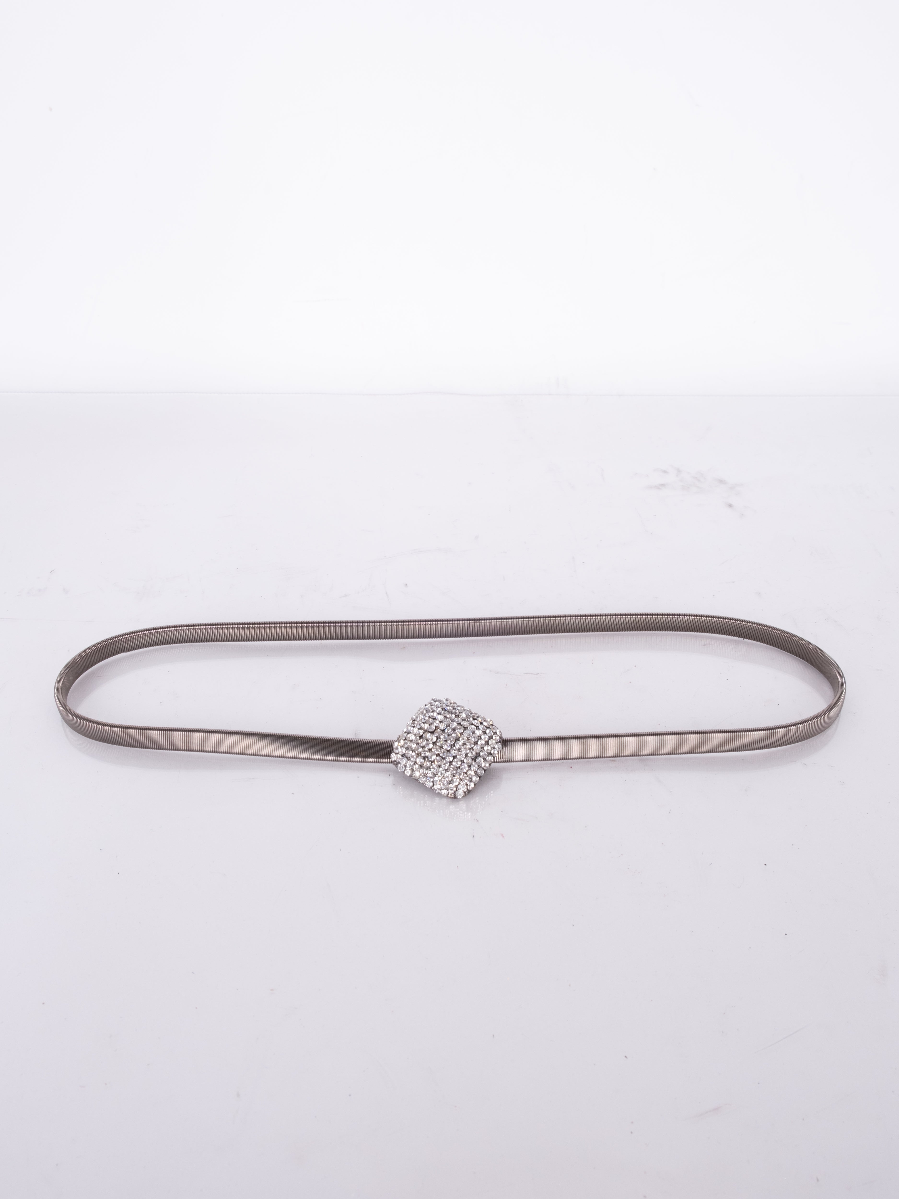 Vintage Metal Chain Belt Silver