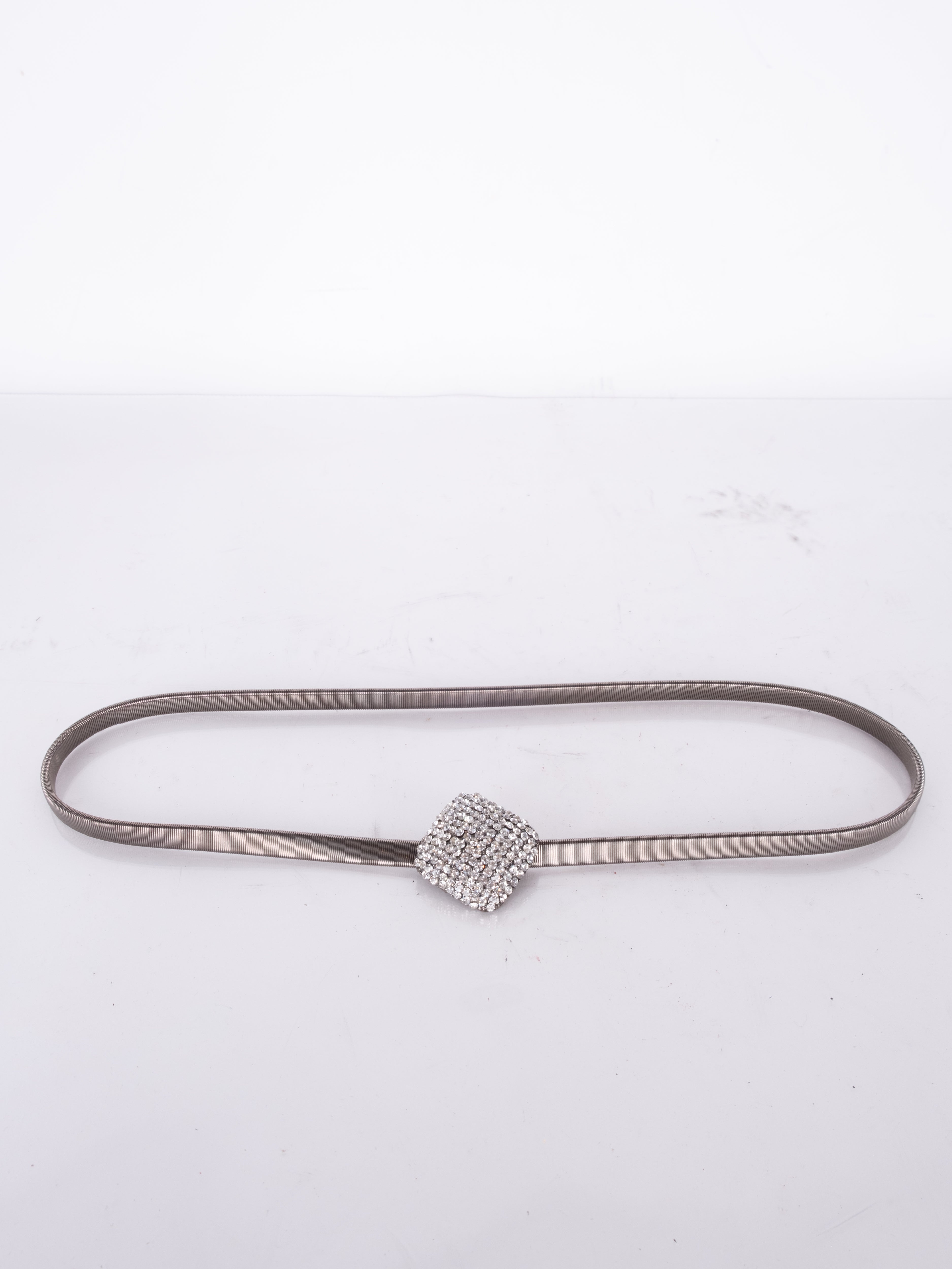 Vintage Metal Chain Belt Silver